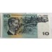 AUSTRALIA 1967 . TEN 10 DOLLARS BANKNOTE . ERROR . WET INK TRANSFER